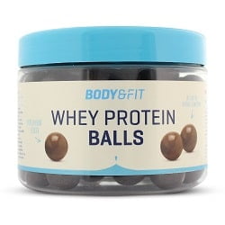 proteïne ballen met chocola
